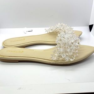 Shoe dazzle flat sandals